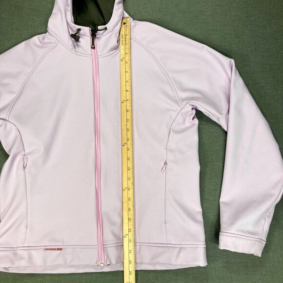 Salomon Jacket Womens L Lavender Fleece Outdoor Athletic Running Lounging Hoodie - Picture 12 of 15